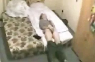 XXX తొమ్మిది గే పురుషులు టోపీలు శాంటా మరియు ఒక Elf